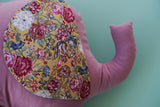 Μαξιλάρι ελεφαντάκι σε ροζ χρώμα