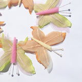 Πεταλούδες υφασμάτινες σε χρώματα