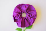 taffeta purple scrunch