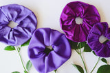 Scrunchies purple