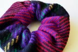 Scrunchies μωβ μάλλινο