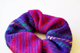 Scrunchies μωβ μάλλινο