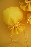 Πουγκί γάζας σε κίτρινο χρώμα