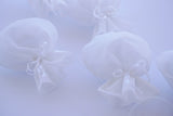 Πουγκί γάζας σε λευκό χρώμα
