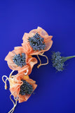 Μπουκετάκι λουλουδιών σε μπλε αποχρώσεις