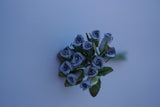 Γαλάζιο χάρτινο τριαντάφυλλο