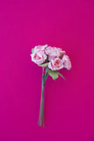 Ροζ χάρτινο τριαντάφυλλο άνθος