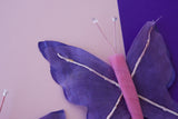 Πεταλούδα μεγάλη λιλά - ροζ