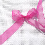 Κορδέλα οργαντίνας σε φούξια χρώμα 1,7 cm