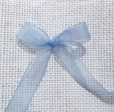 Κορδέλα οργαντίνας σε γαλάζιο χρώμα 1,7 cm